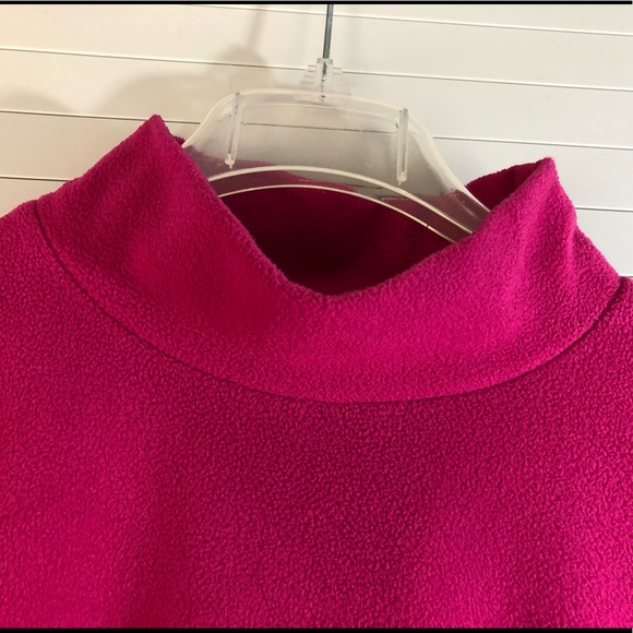 NWT LANDS END Women's Mockneck Polartec Fleece Pullover Top - Picture 4 of 4